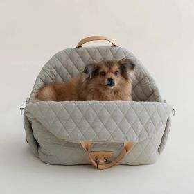 Pet Handbag Outdoor Cat Handbag (Option: Gray S Version)